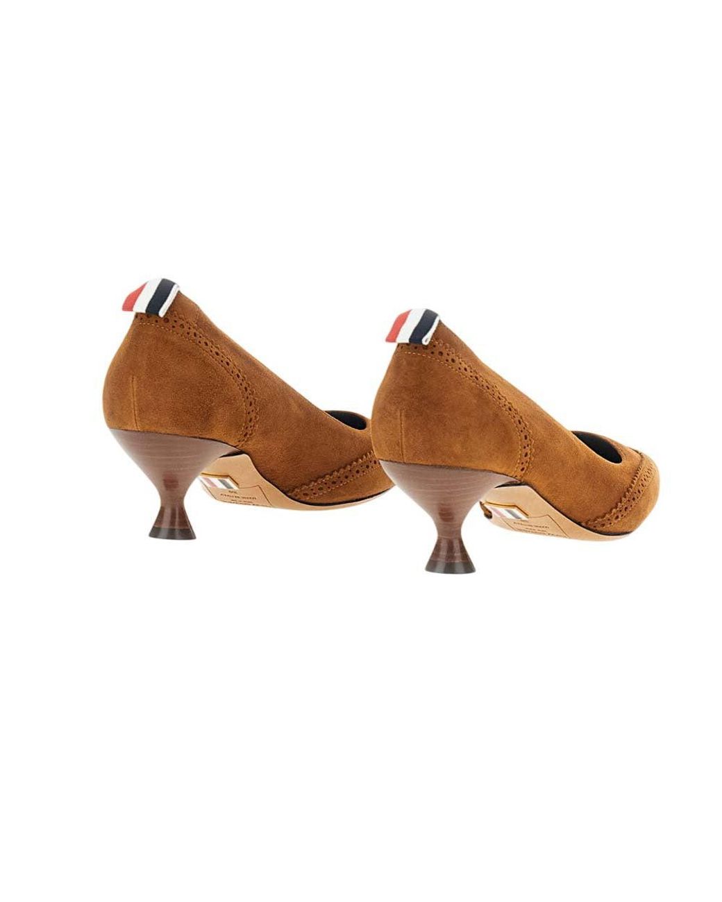 Thom Browne Brown Leather Pumps