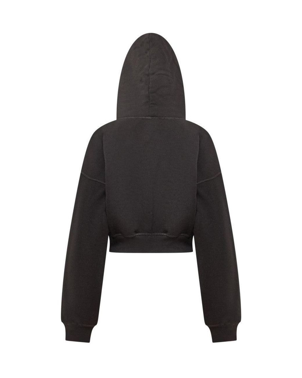 DSquared² Black Logo Hood Sweatshirt for men