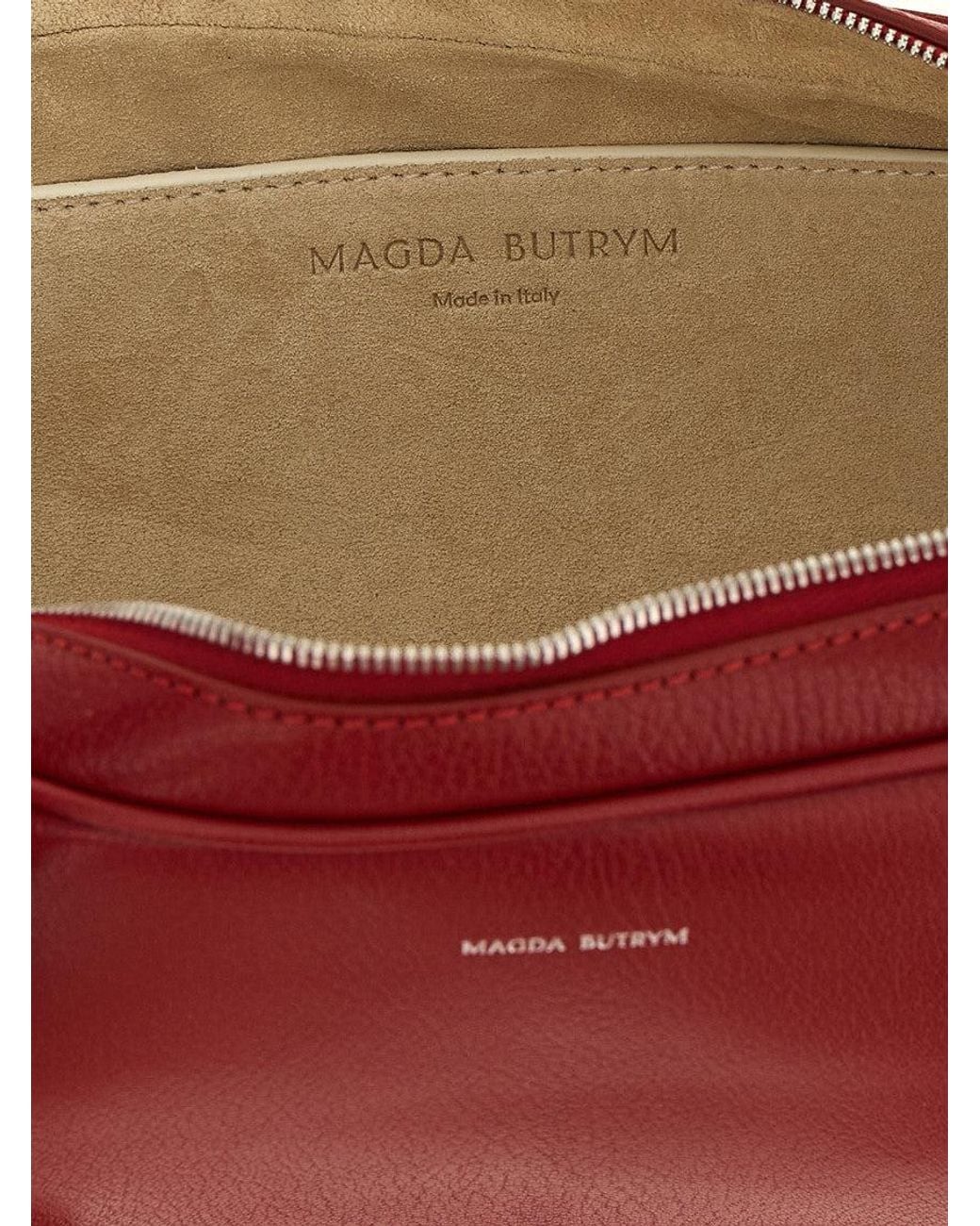 Magda Butrym Red Magda Butrym Brigitte Trapeze Shoulder Bag