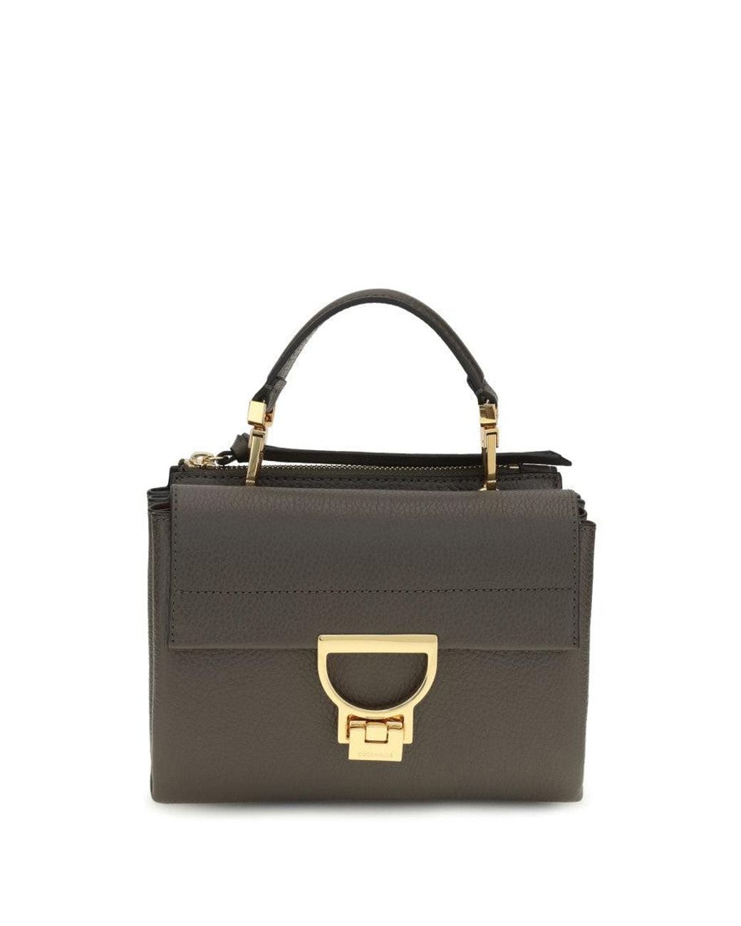 Coccinelle Black Taupe Arlettis Mini Satchel