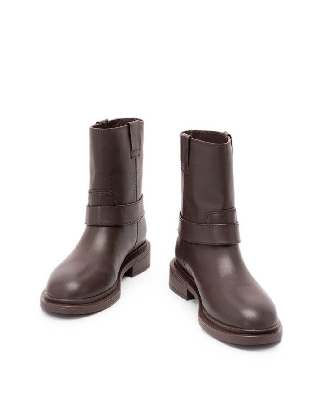 Twinset Brown Leather Boots