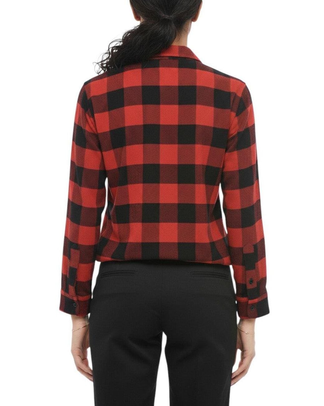 Woolrich Red Relaxed Checks Shirt