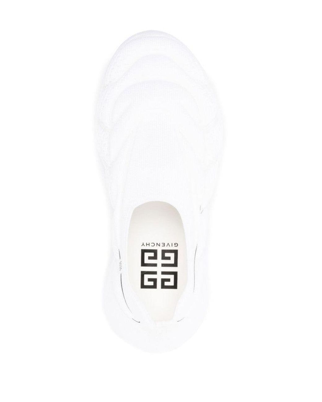 Givenchy White Tk Slipon Sneakers
