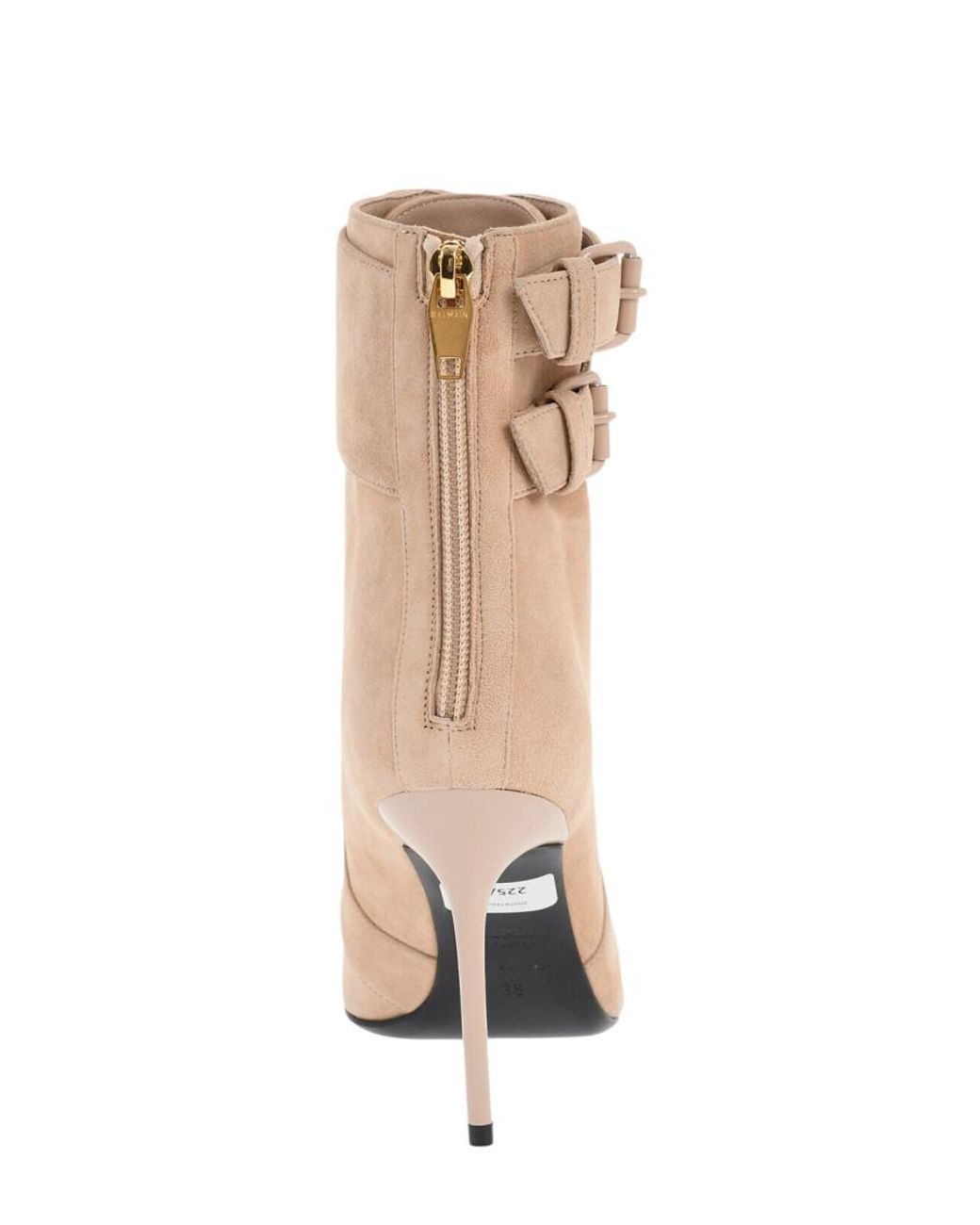 Balmain Natural Suede Uria Boots