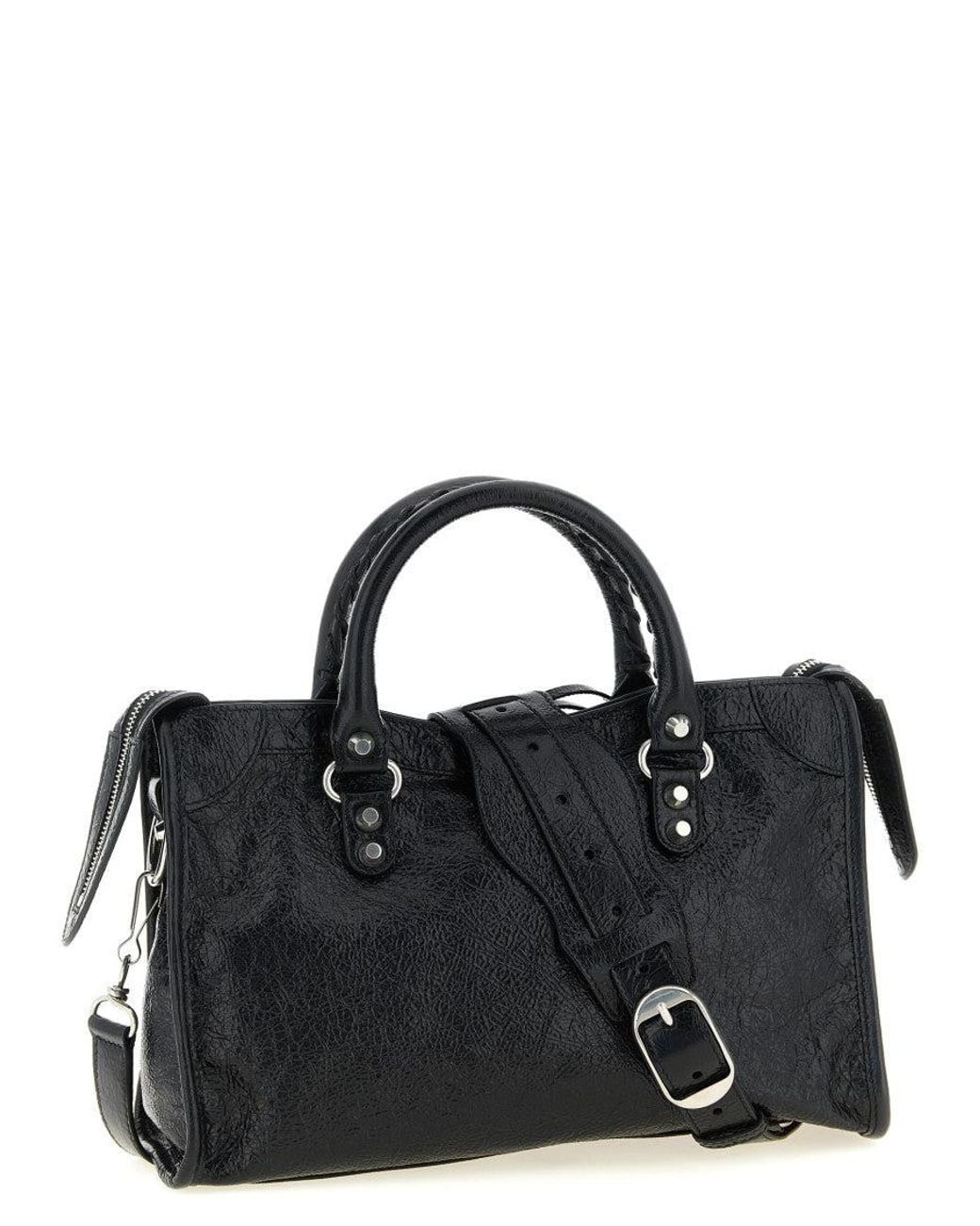 Balenciaga Black Le City Small Satchel