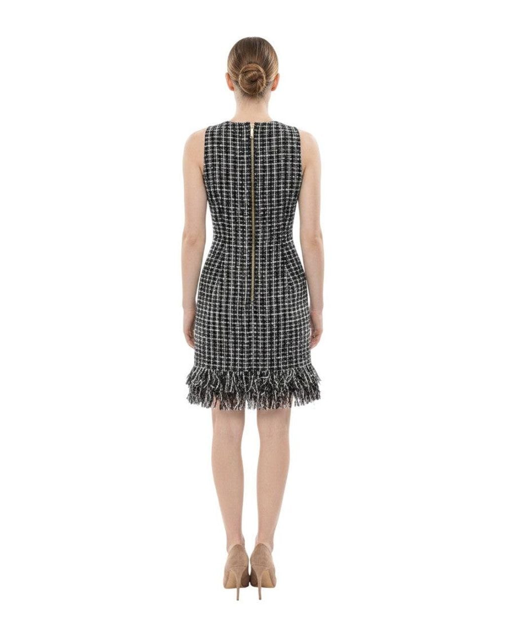 Balmain Black Sweet Heart Neck Dress
