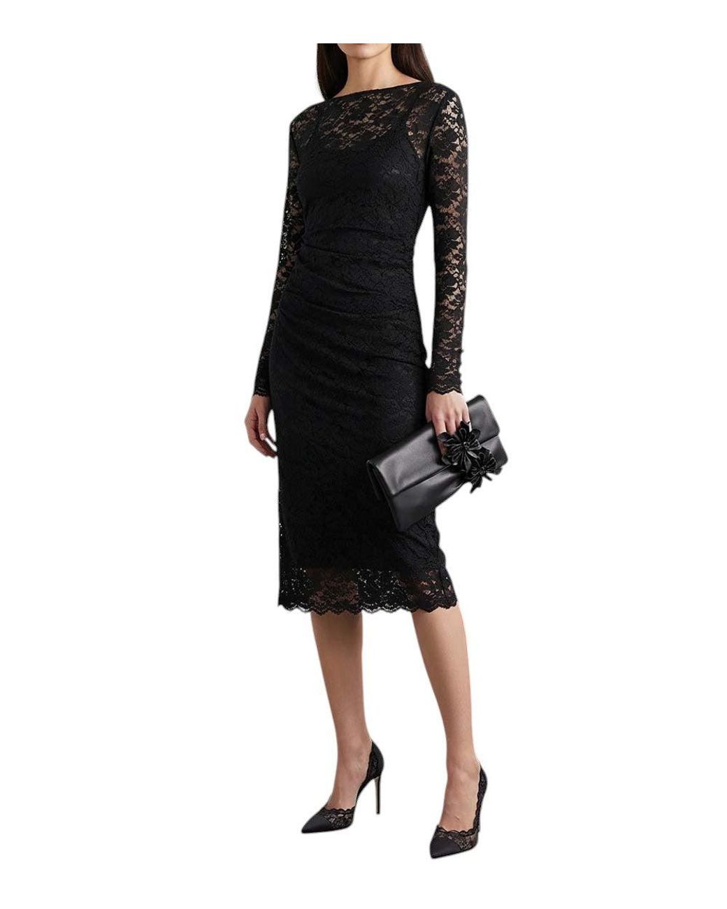 Jimmy Choo Black Zandra Clutch