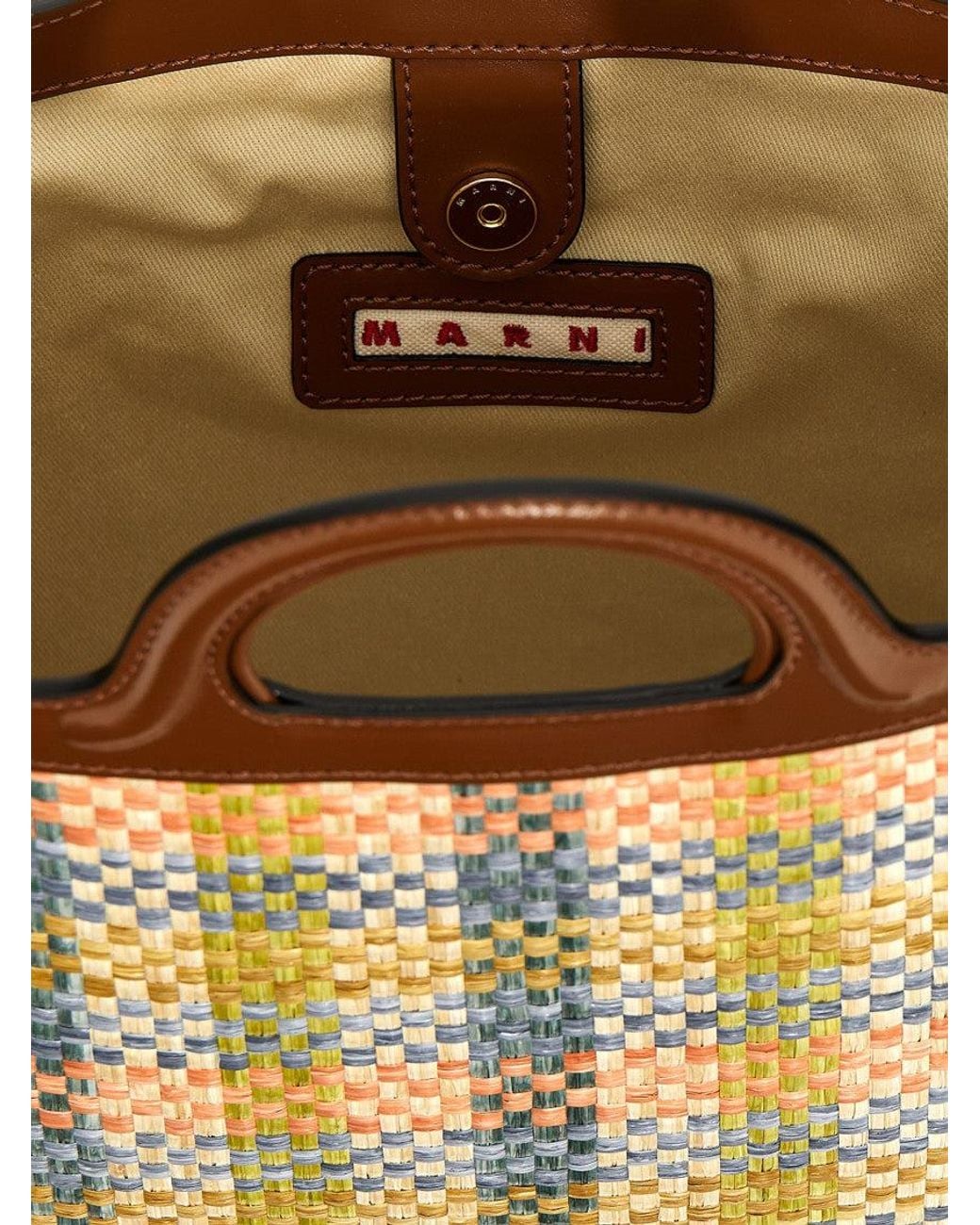 Marni Metallic Tropicalia Tote