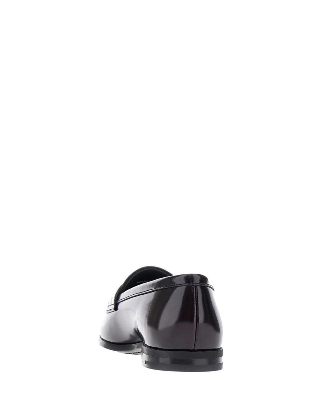 Church's White Leather Loafers