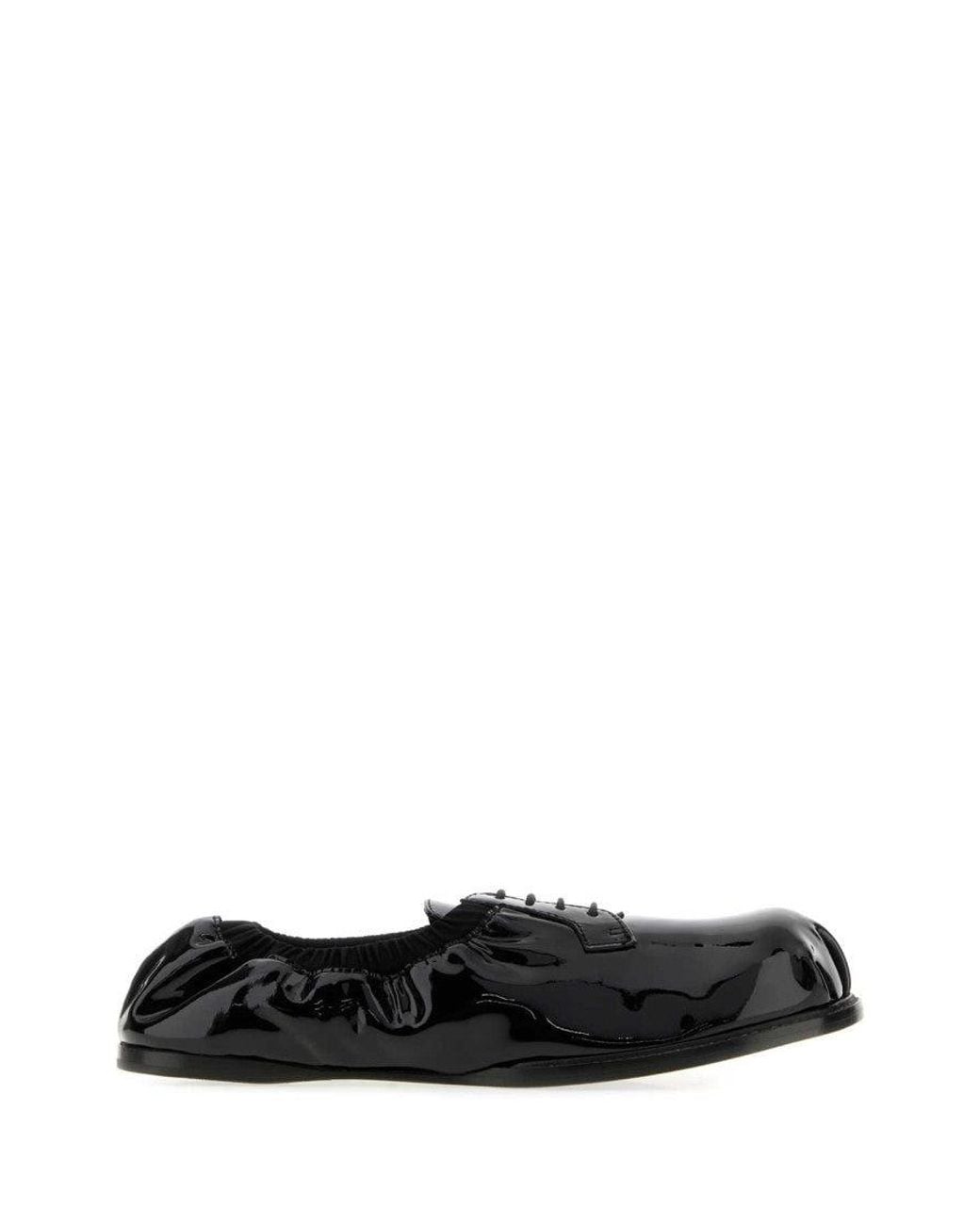 Moschino Black Leather Lace Up Shoes