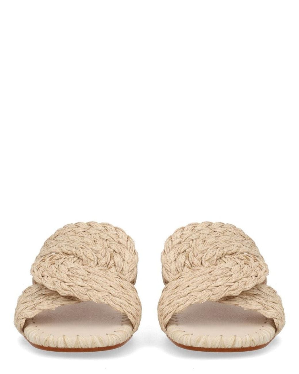 Castaner Natural Woven Sandals