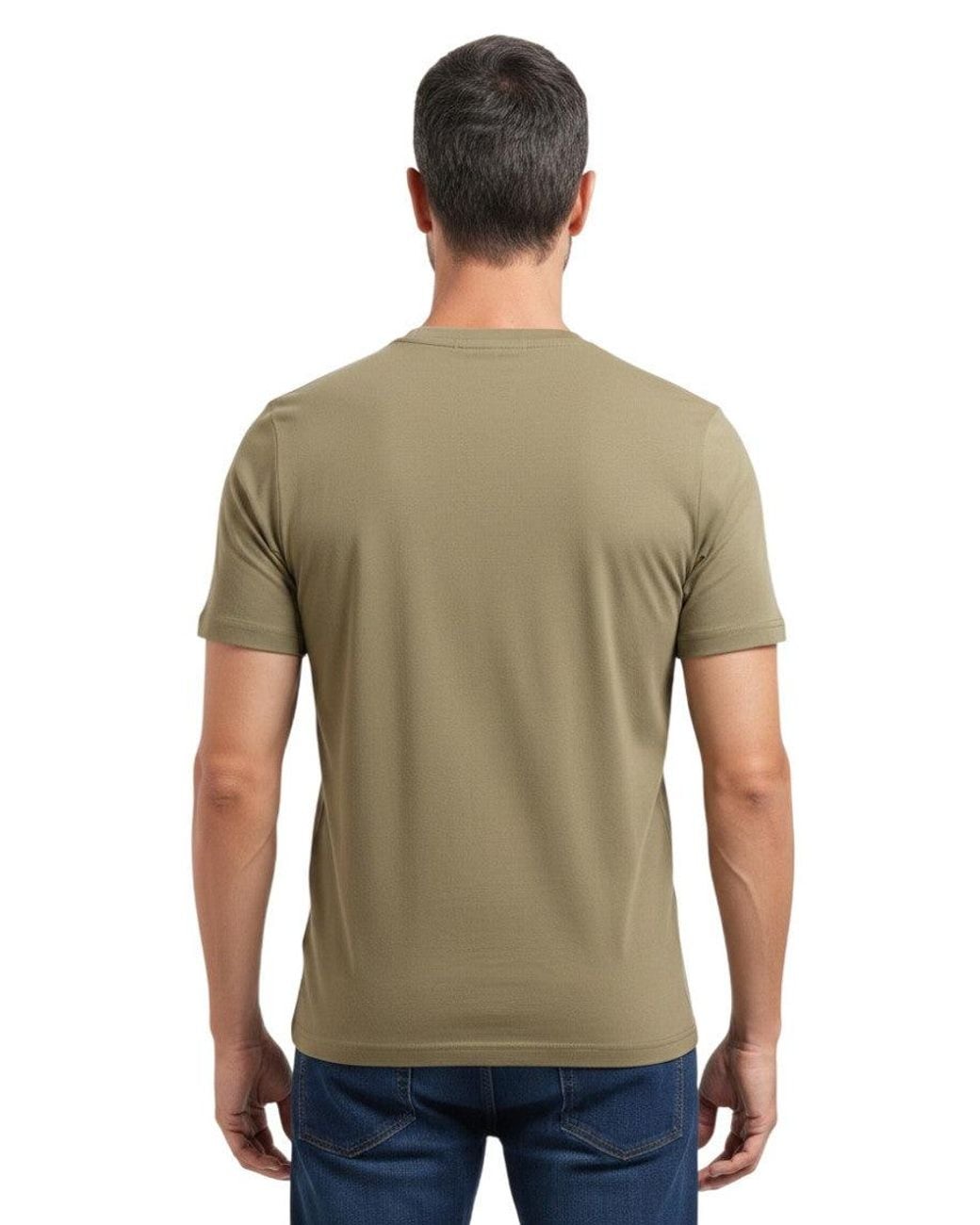 K-Way Green Crew Neck T-Shirt for men