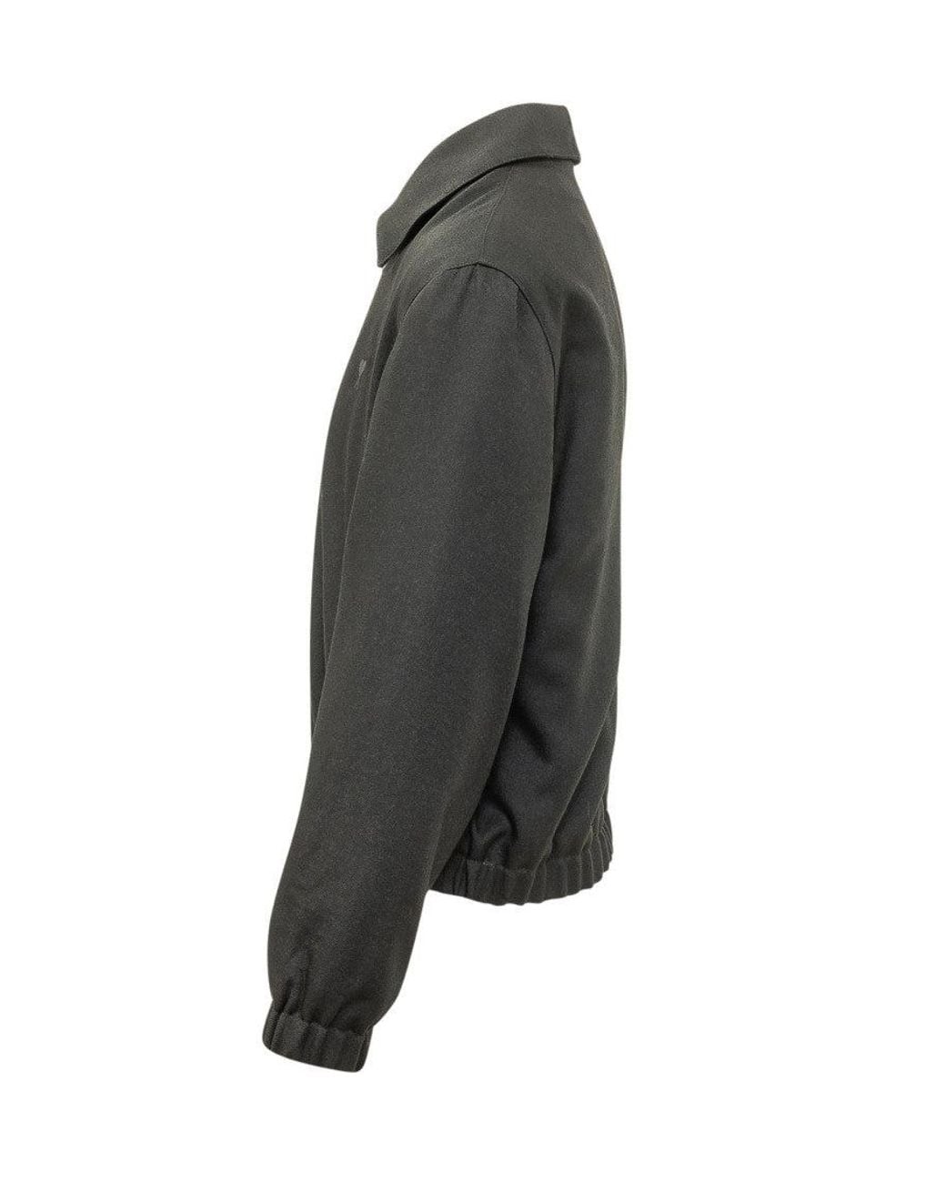 AMI Black Shirt Collar Jacket for men