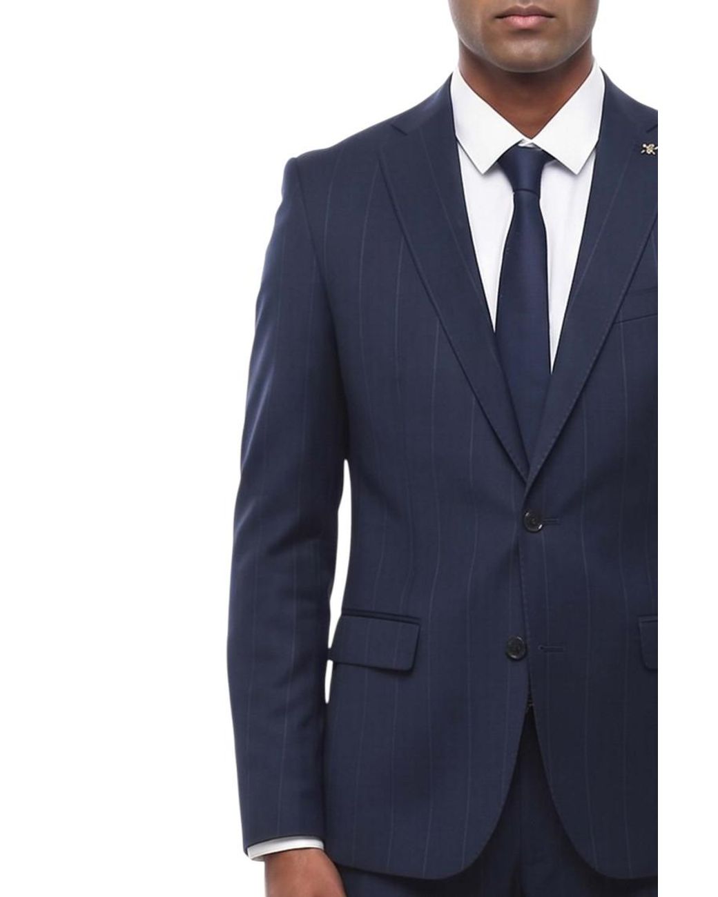 Corneliani Blue Stripes Suit for men
