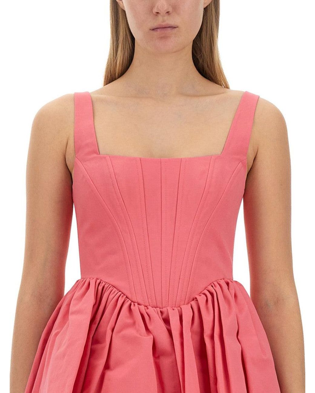 Staud Red Landscap Dress