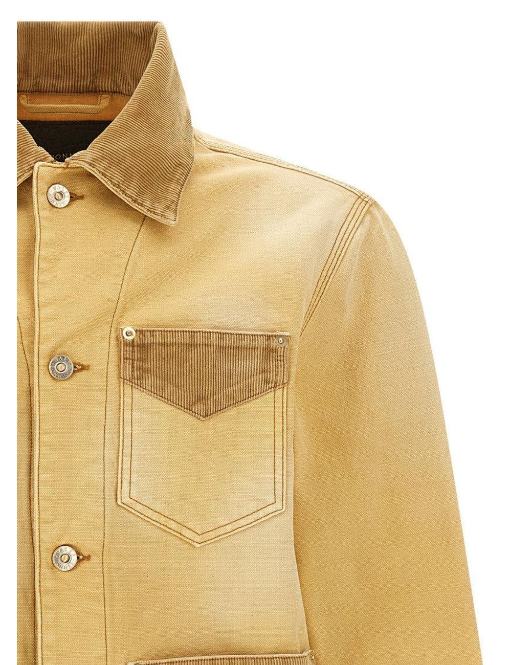 Wales Bonner Yellow Shirt Collar Jacket for men