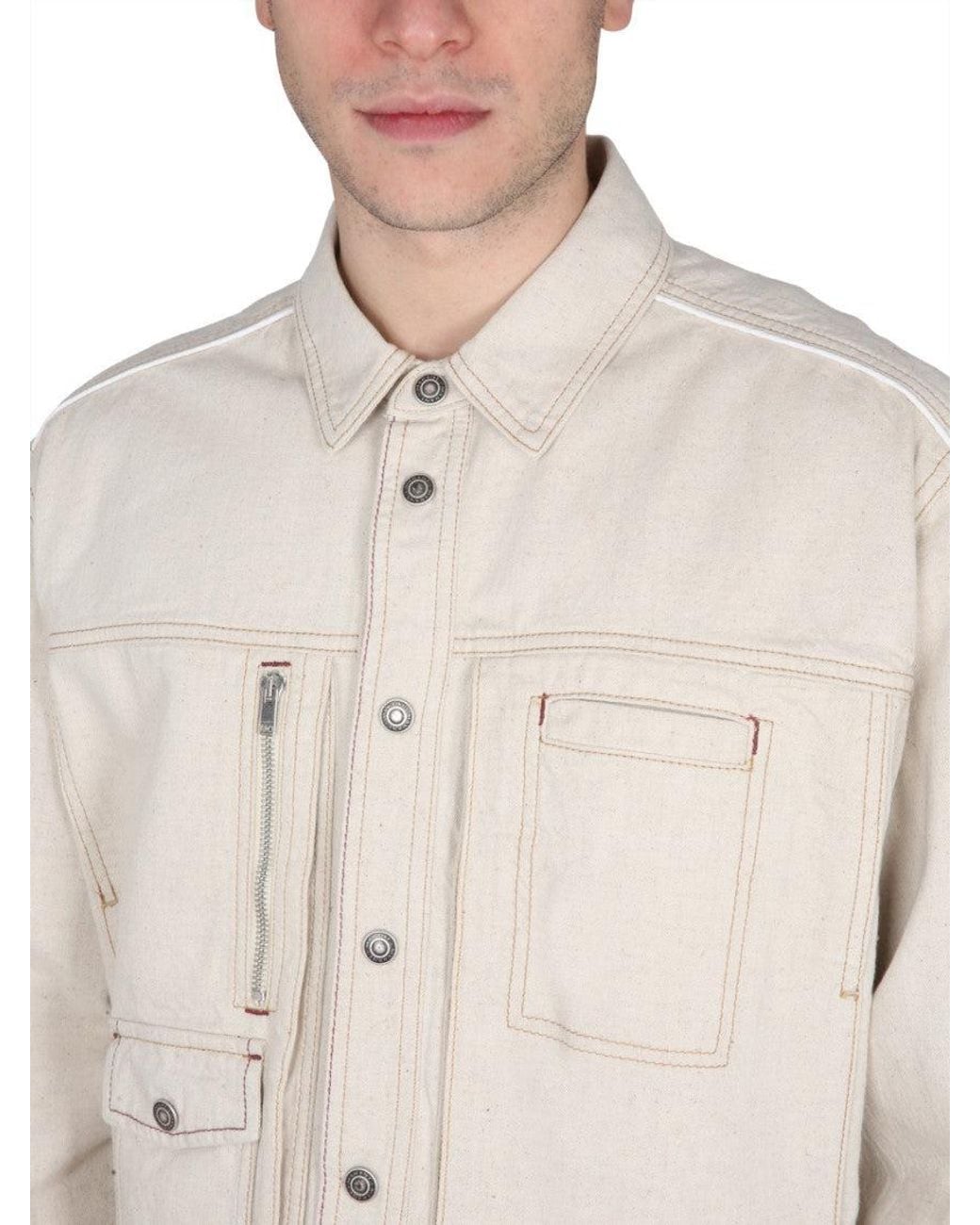 Isabel Marant Natural Light Solid Jackets for men