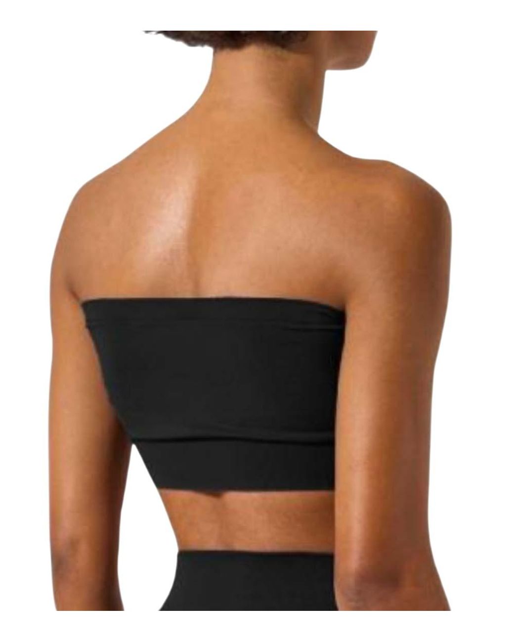 Wolford Black Solid Strapless Top