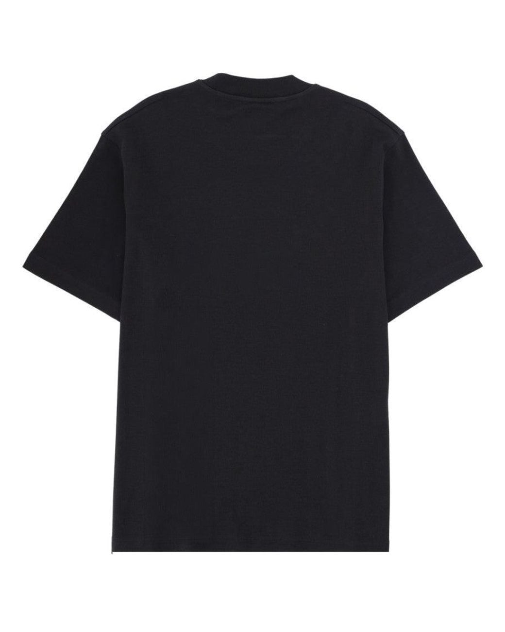 Emporio Armani Black Logo Crew Neck T-Shirt for men