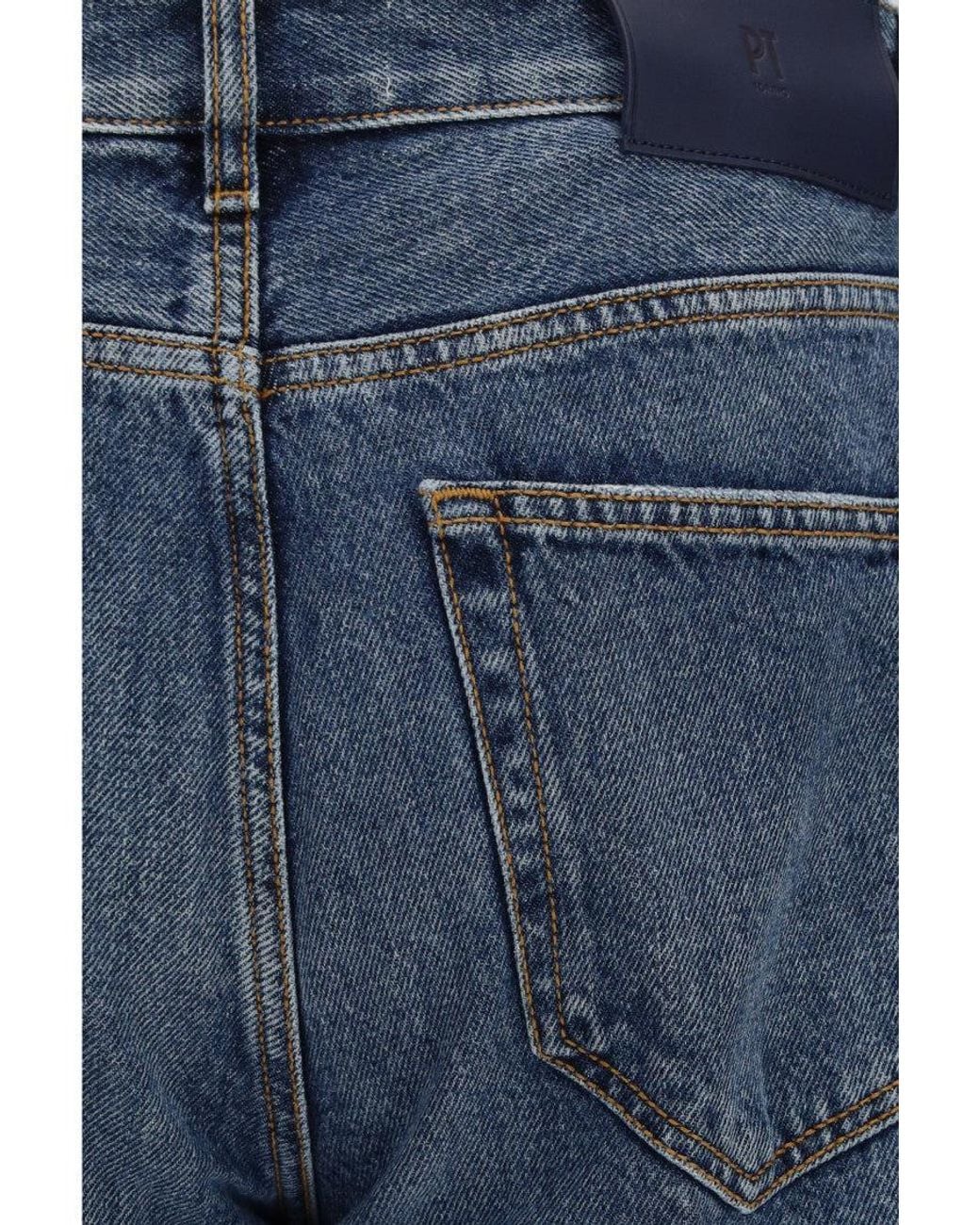 PT Torino Blue Mid Rise Jeans for men