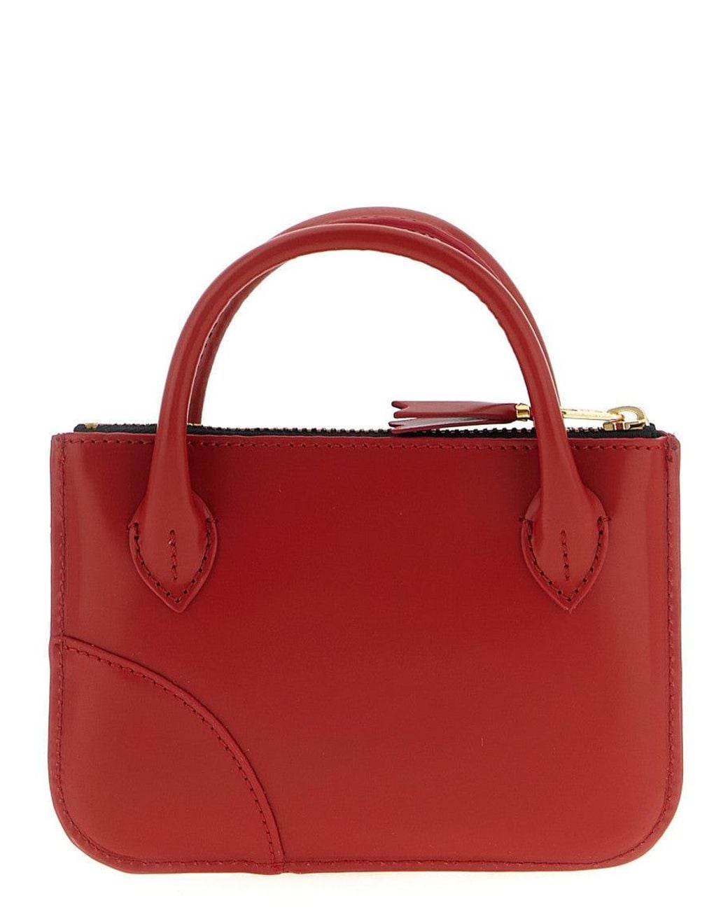 Comme des Garçons Red Logo Clutch