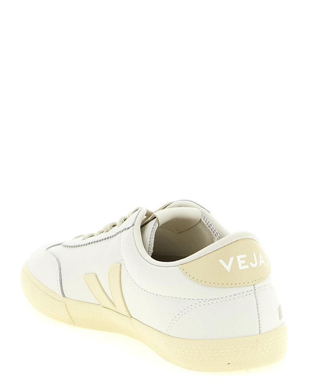 Veja White Lace Up Sneakers for men