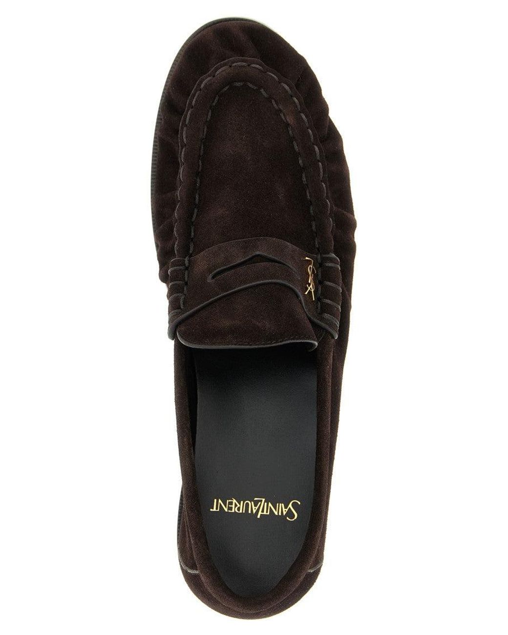 Saint Laurent Black 'Le Loafer' Loafers