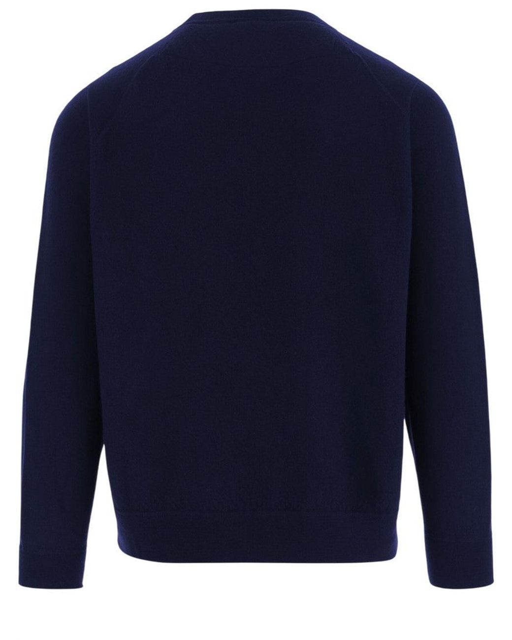 Oliver Lattughi Blue Crew Neck Sweater for men