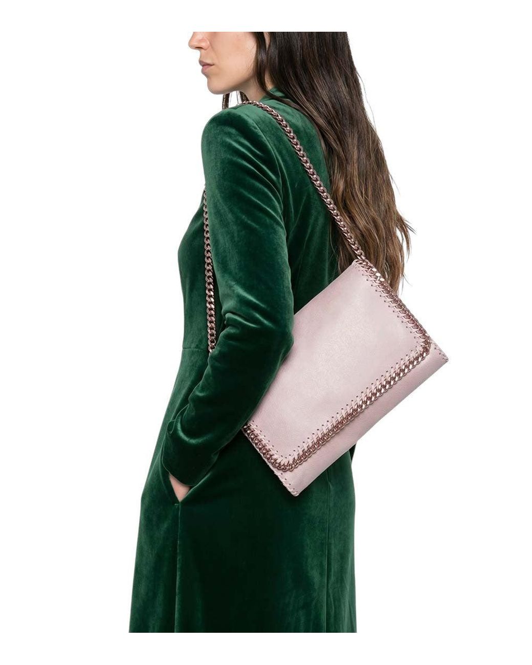 Stella McCartney Pink Falabella Small Shoulder Bag
