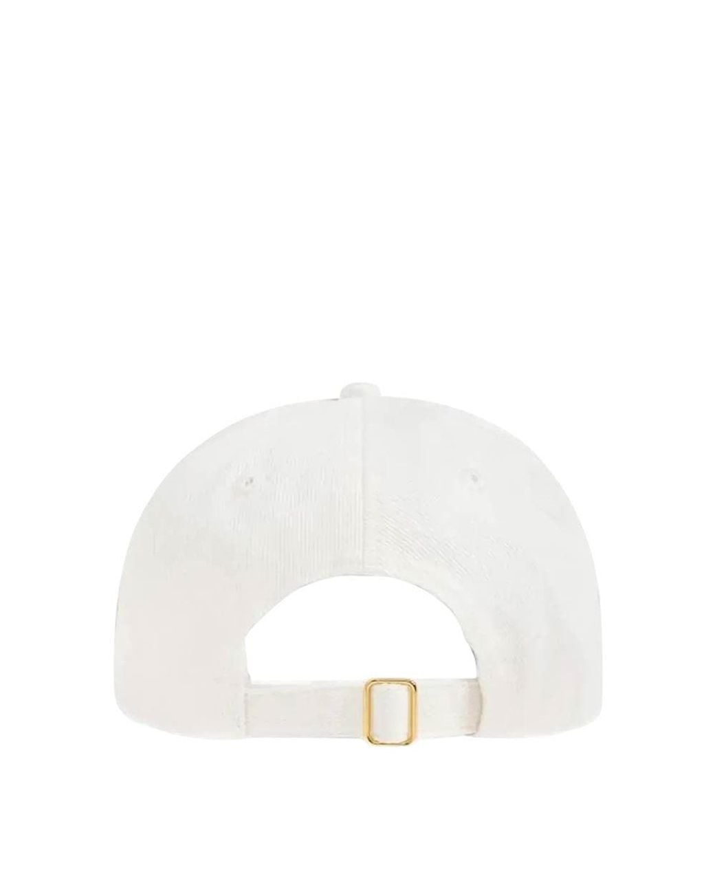 Casablanca White Graphic Logo Baseball Cap for men
