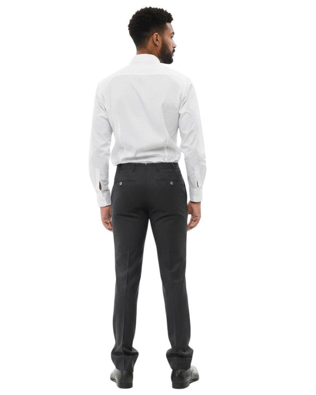 Corneliani Gray Straight Pants for men
