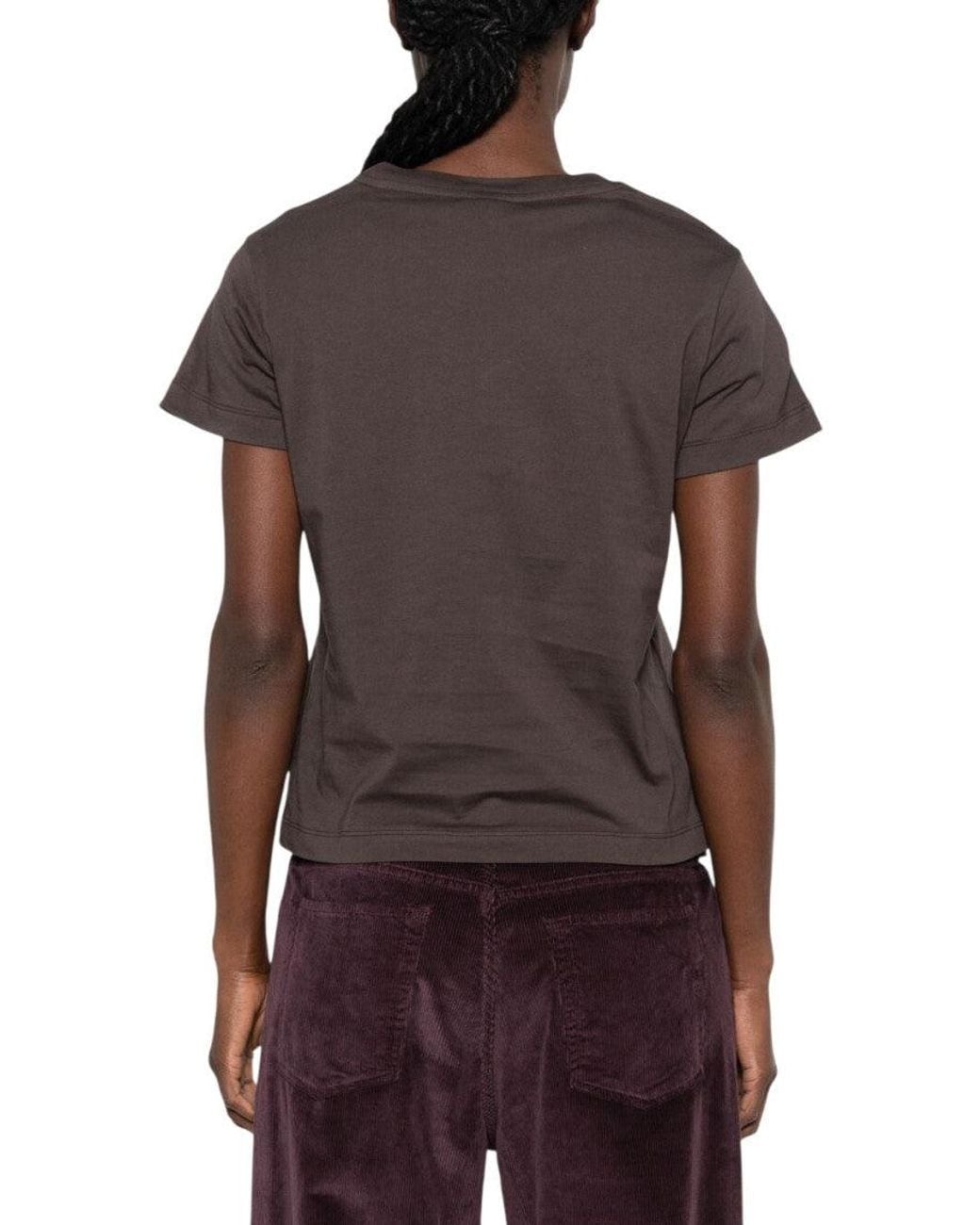 Pinko Black Logo Crew Neck T-Shirt