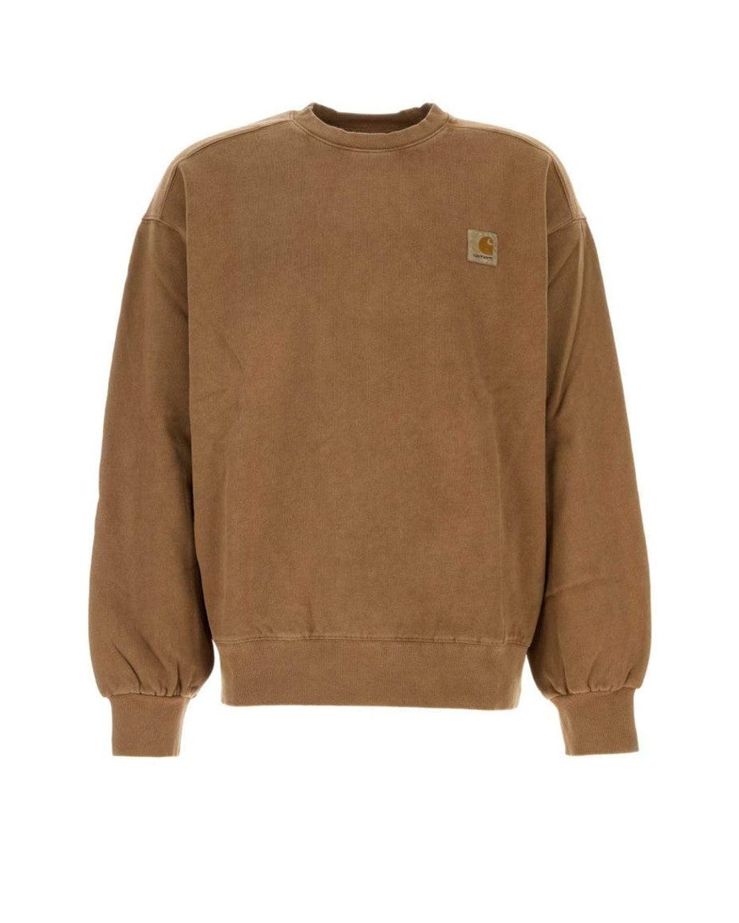 Carhartt Brown Crew Neck Sweatshirt for men