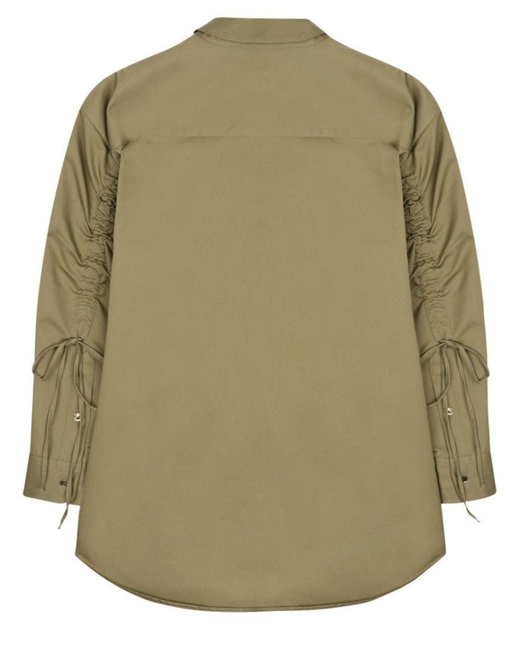 DARKPARK Green Khaki Relaxed Solid Shirt