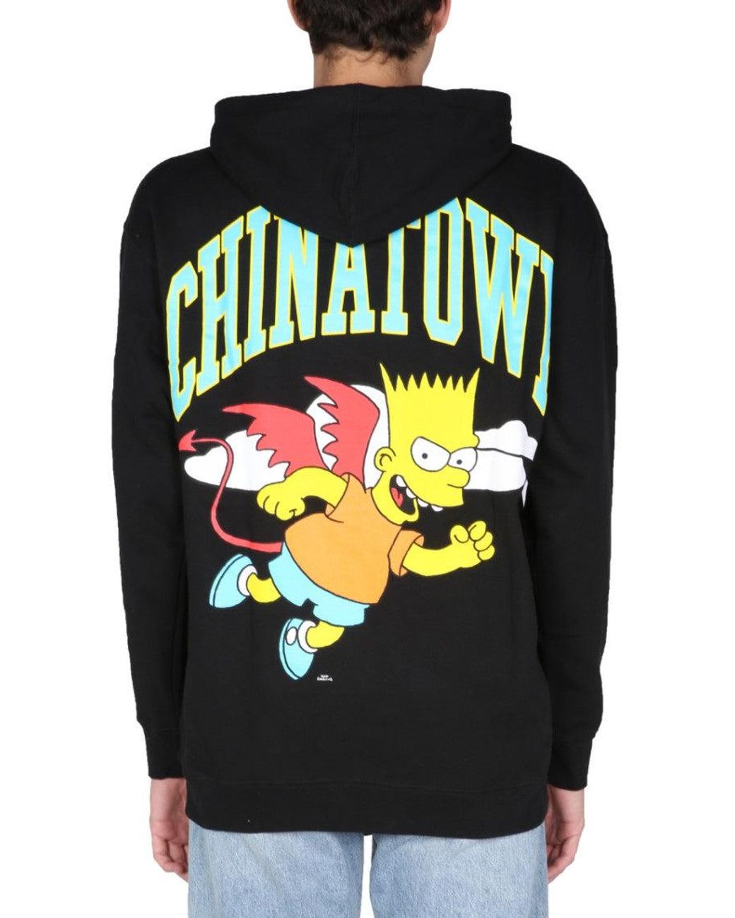 Market Black Graphic Hoodie for men