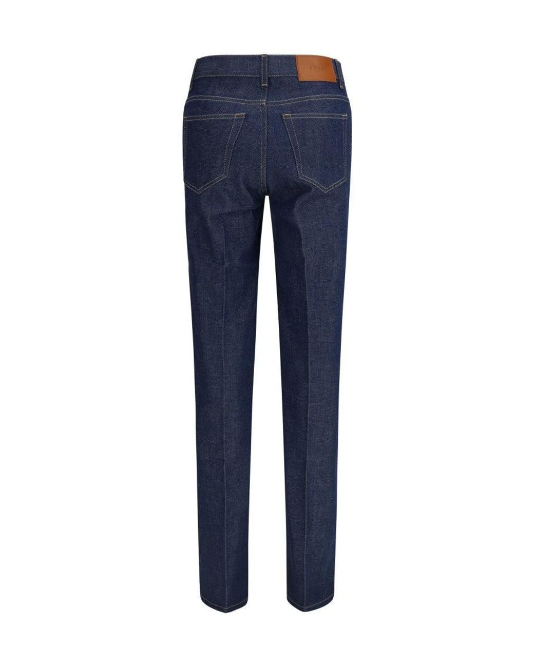 Chloé Blue Slim Mid Rise Jeans
