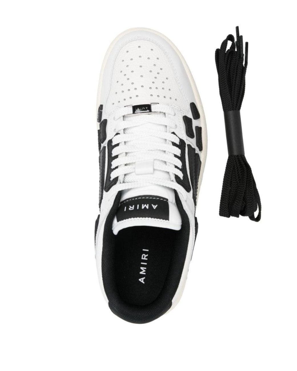Amiri Blackwhite Leather Sneakers