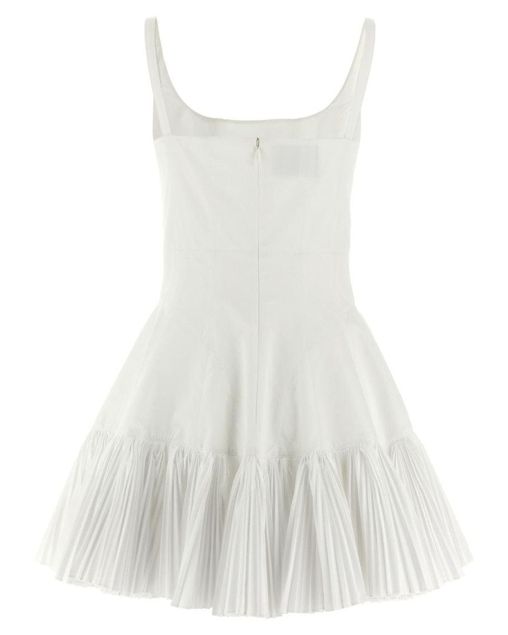 Giovanni bedin White Pleated Dress