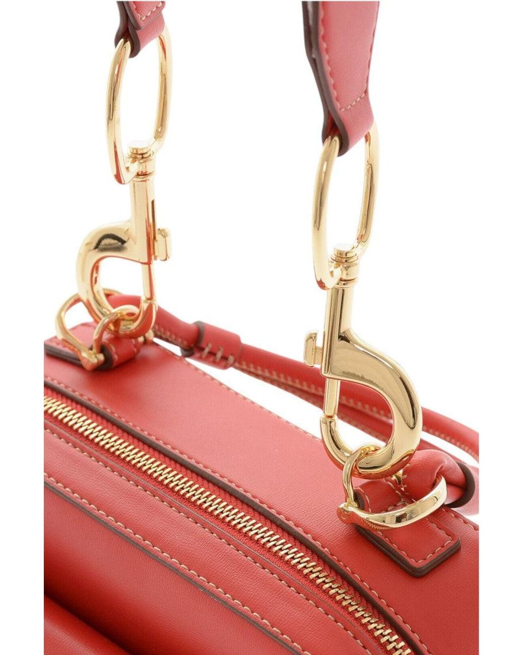 Love Moschino Red Logo Mini Satchel