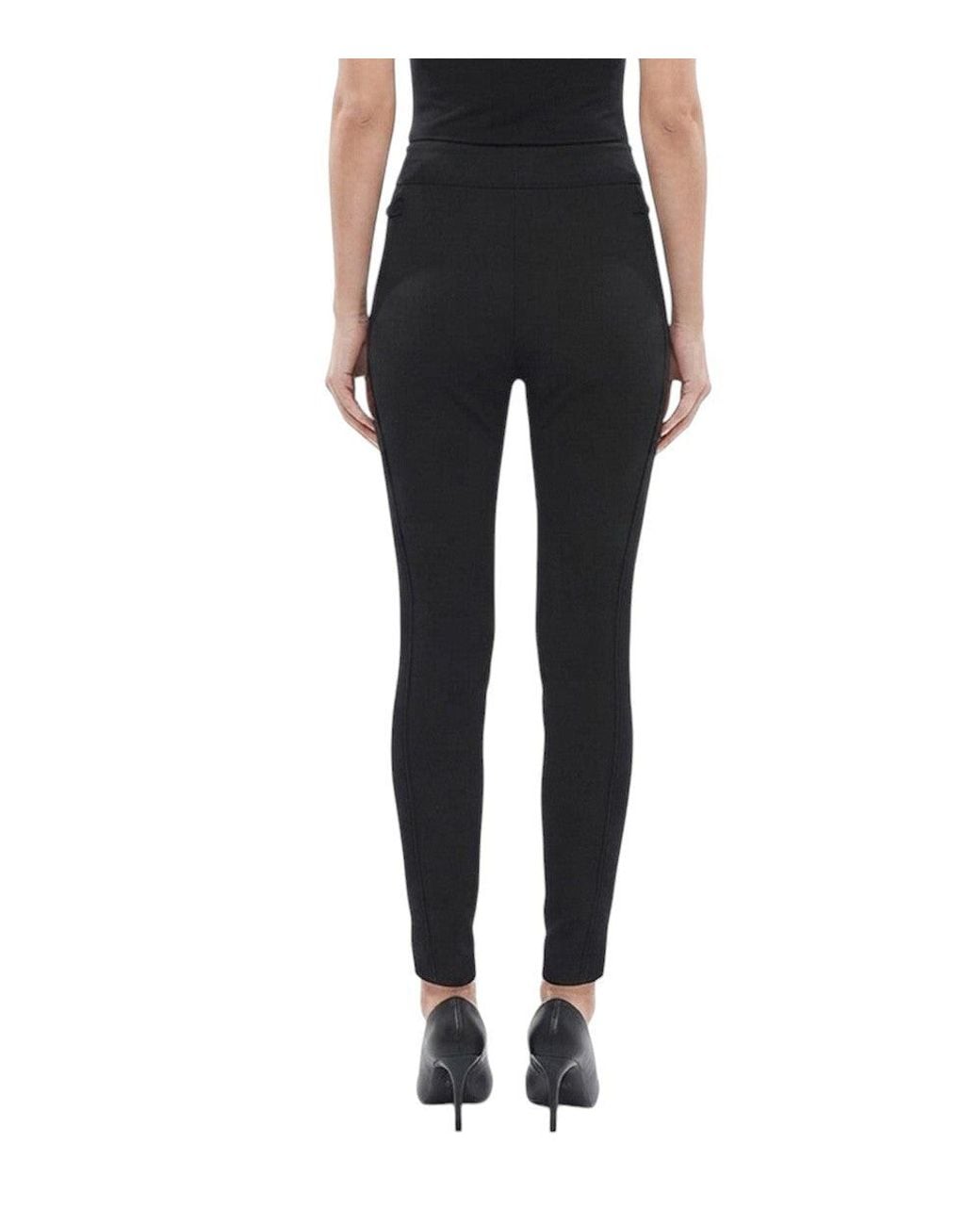 Stella McCartney Black Skinny Flat Front Pants
