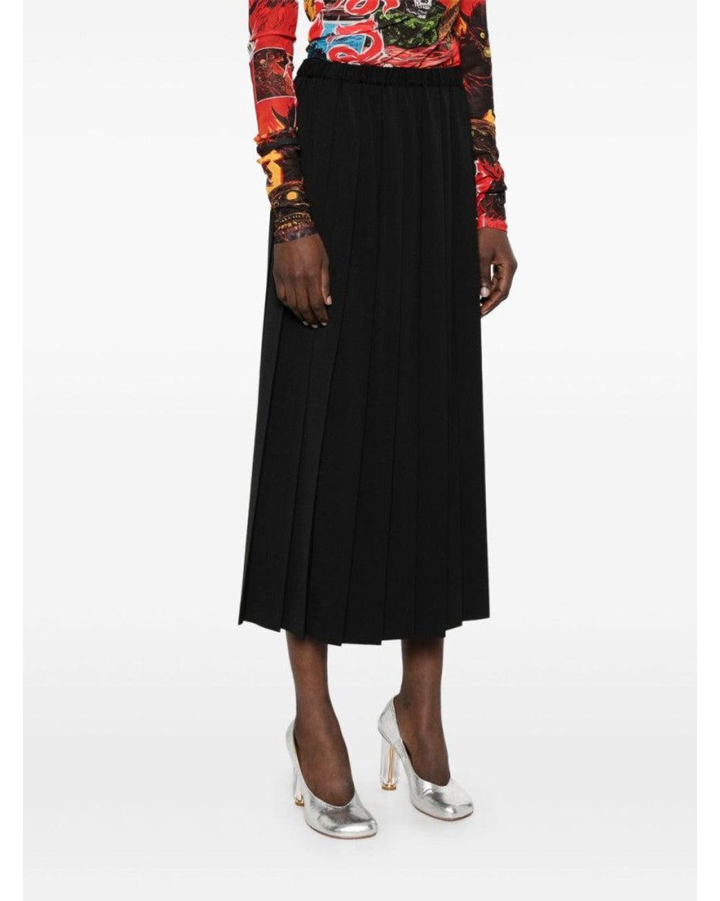 Junya Watanabe Black I Will Be Midi Pleated