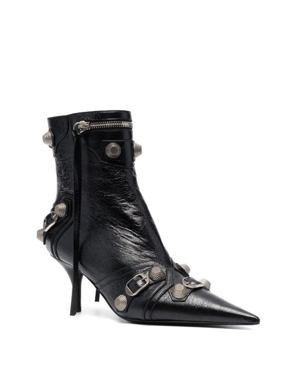 Balenciaga Black Slip On Boots