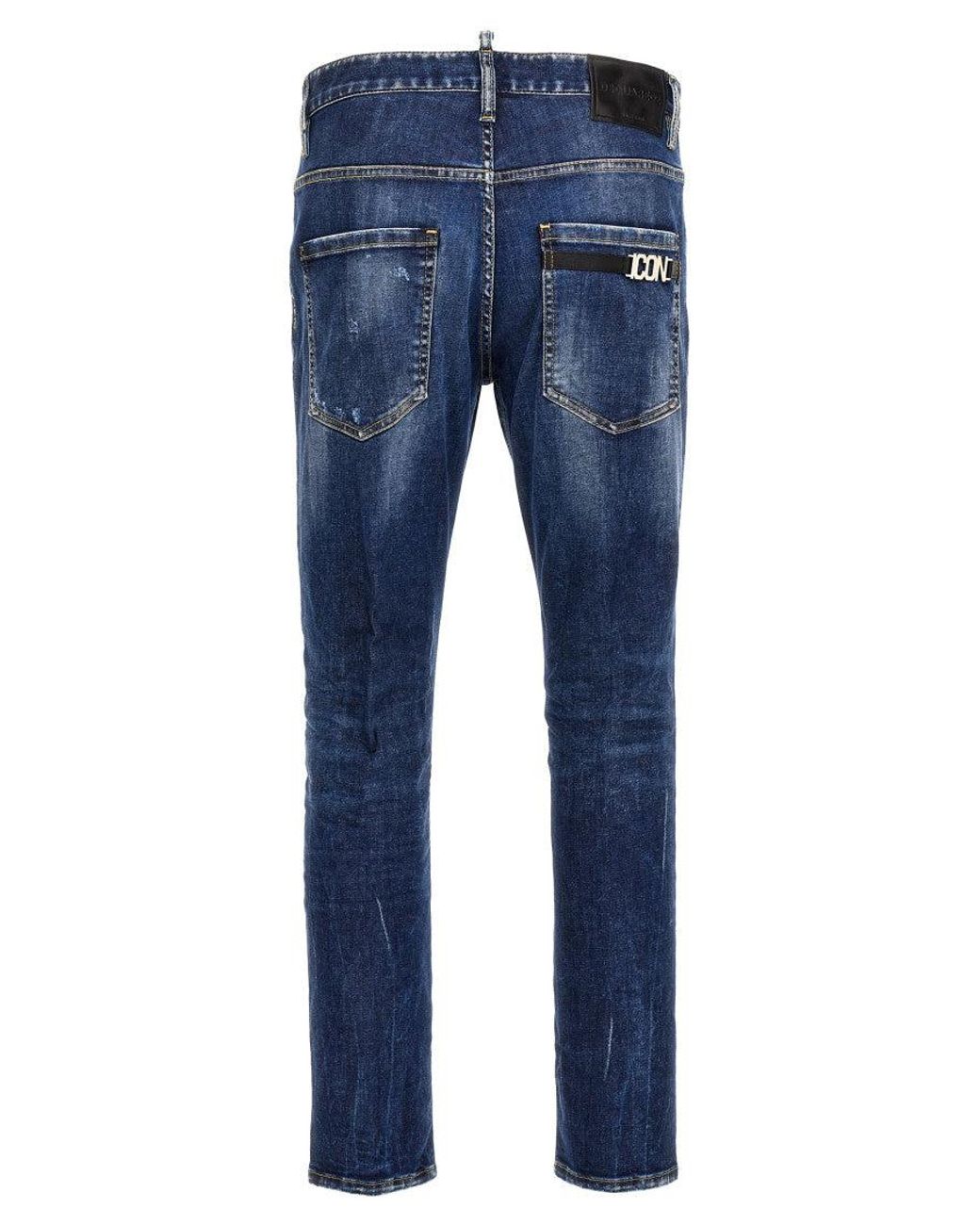 DSquared² Blue Mid Rise Jeans for men