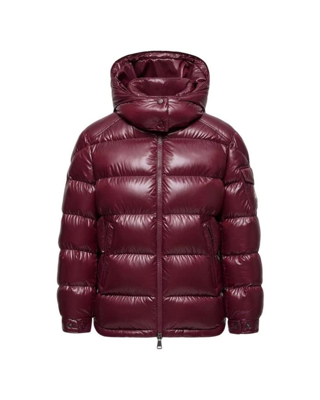 Moncler Purple Quilted Hood Jacket