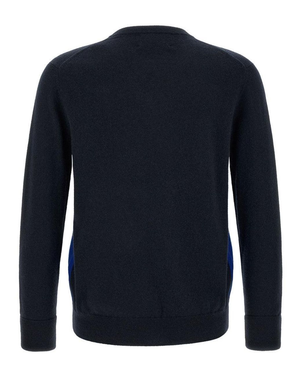 Ballantyne Blue Dark V Neck Sweater for men