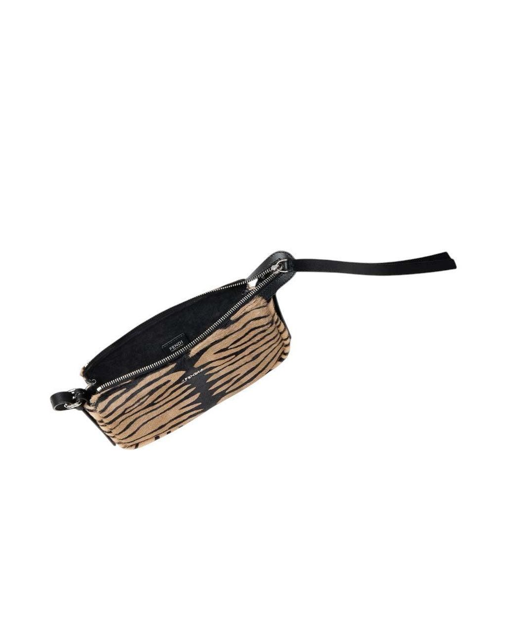 Fendi Metallic Zip Top Small