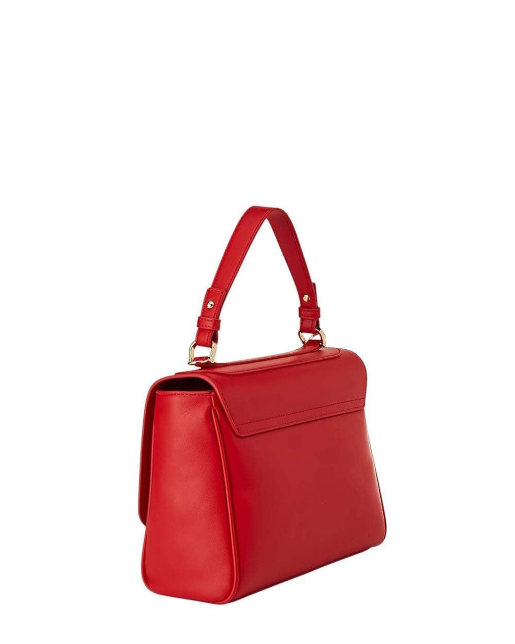 Love Moschino Red Logo Small Satchel