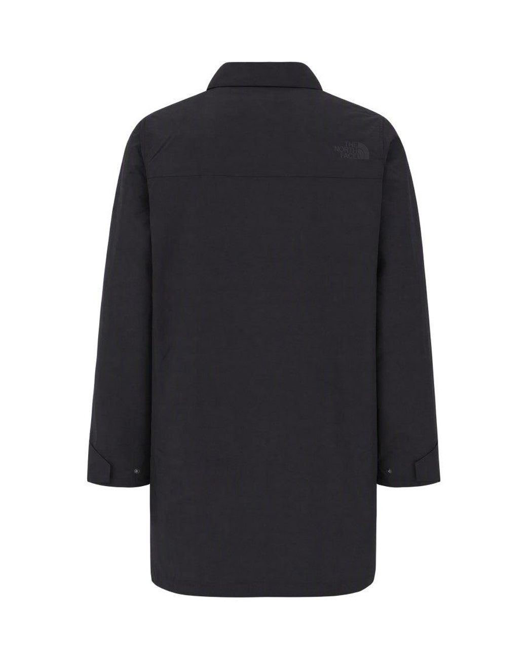 The North Face Blue Shirt Collar Parka Jacket for men