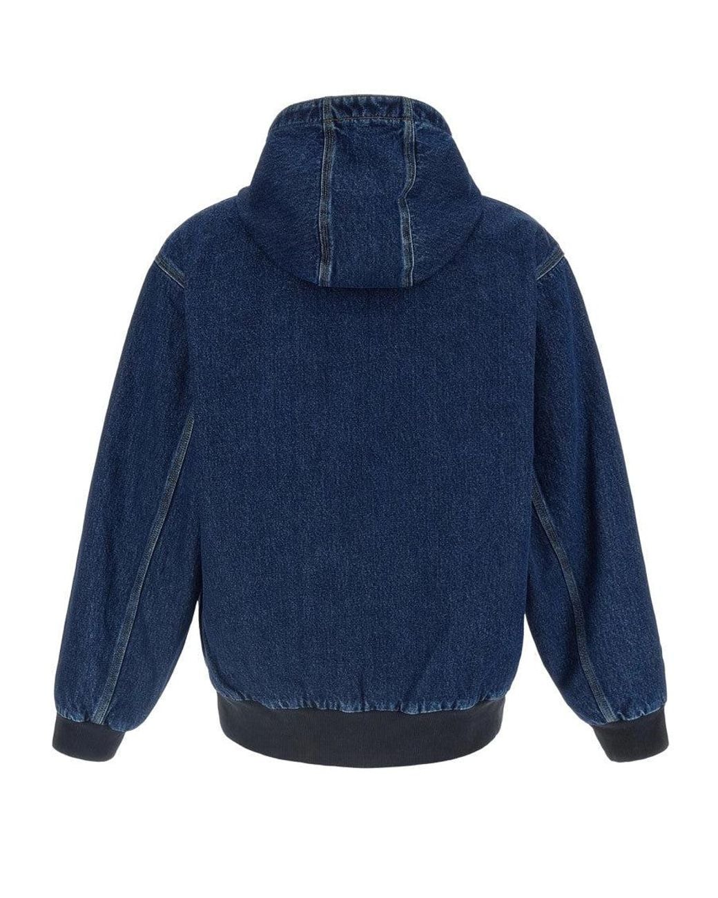 Carhartt Blue Zip-Up Hood Jacket for men