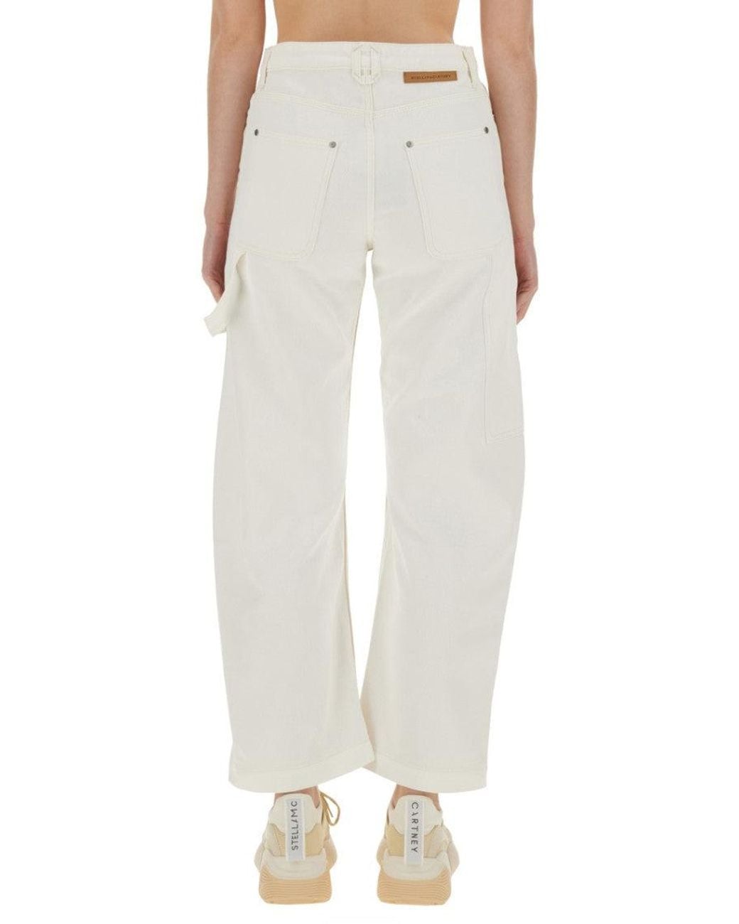 Stella McCartney Natural Relaxed High Rise Jeans
